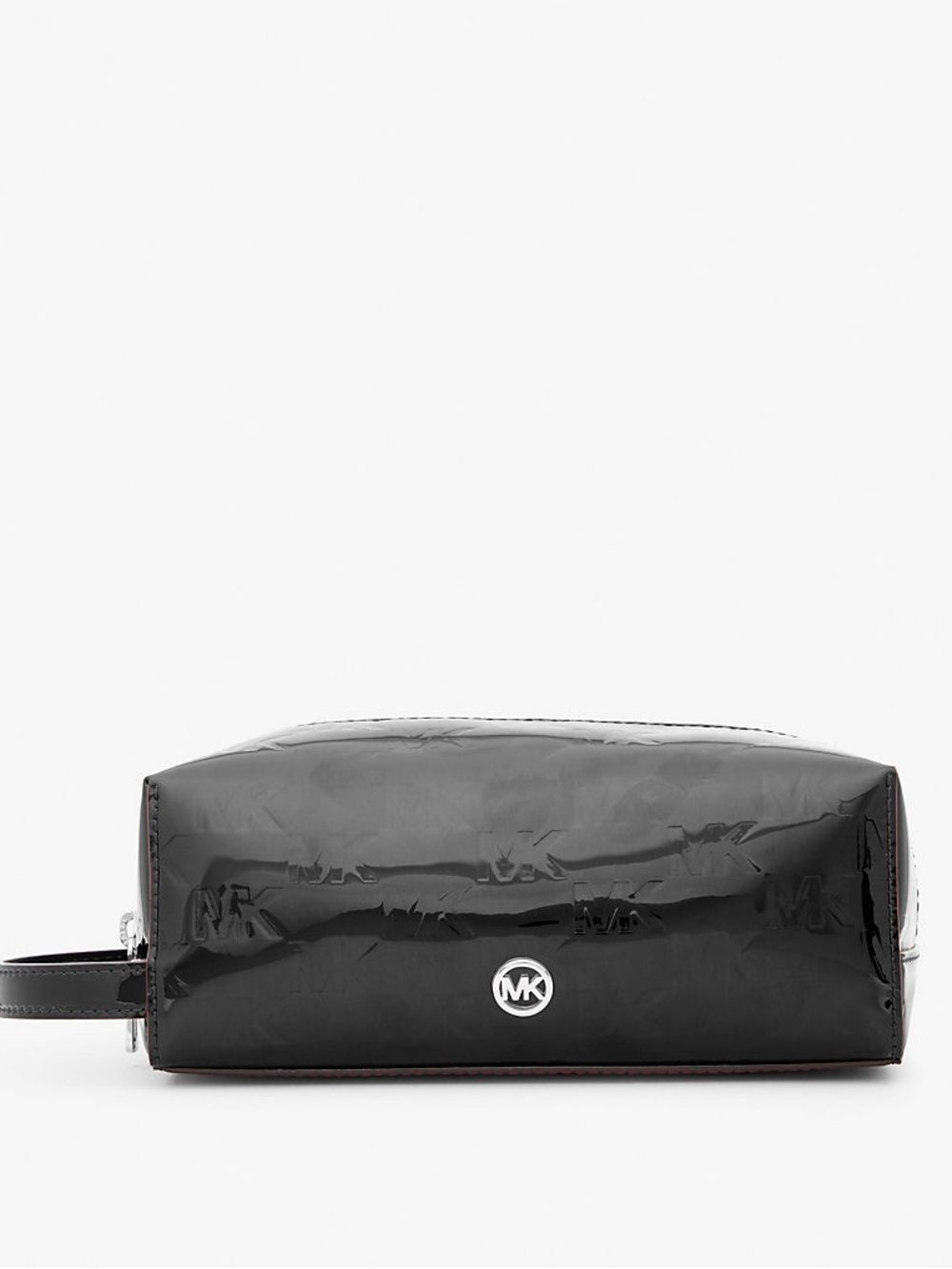 Michael Kors Jet Set Patent Logo Debossed Travel Bag